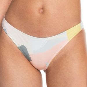 Quiksilver XSmall Bottoms Bikini Classic Brazil Pant in Limeade Free Form NWT